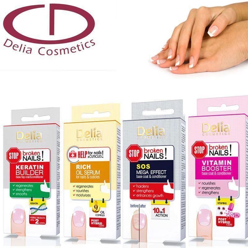 Delia Stop Keratin Builder Base Top Coat Conditioner Tırnak Bakım Kremi 11 ml