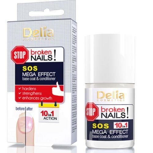 Delia Stop 10 in 1 Base SOS Top Coat Hardener Tırnak Sertleştirci 11 ml Coat & Conditioner