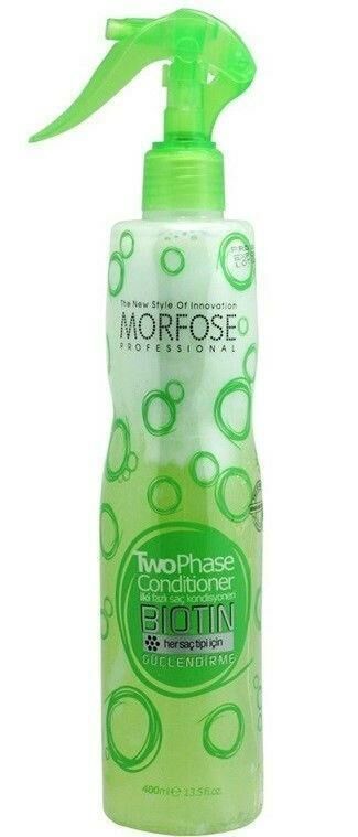 Morfose Fön Suyu Yeşil 400 ml Biotin İki Fazlı Saç Kondisyoneri
