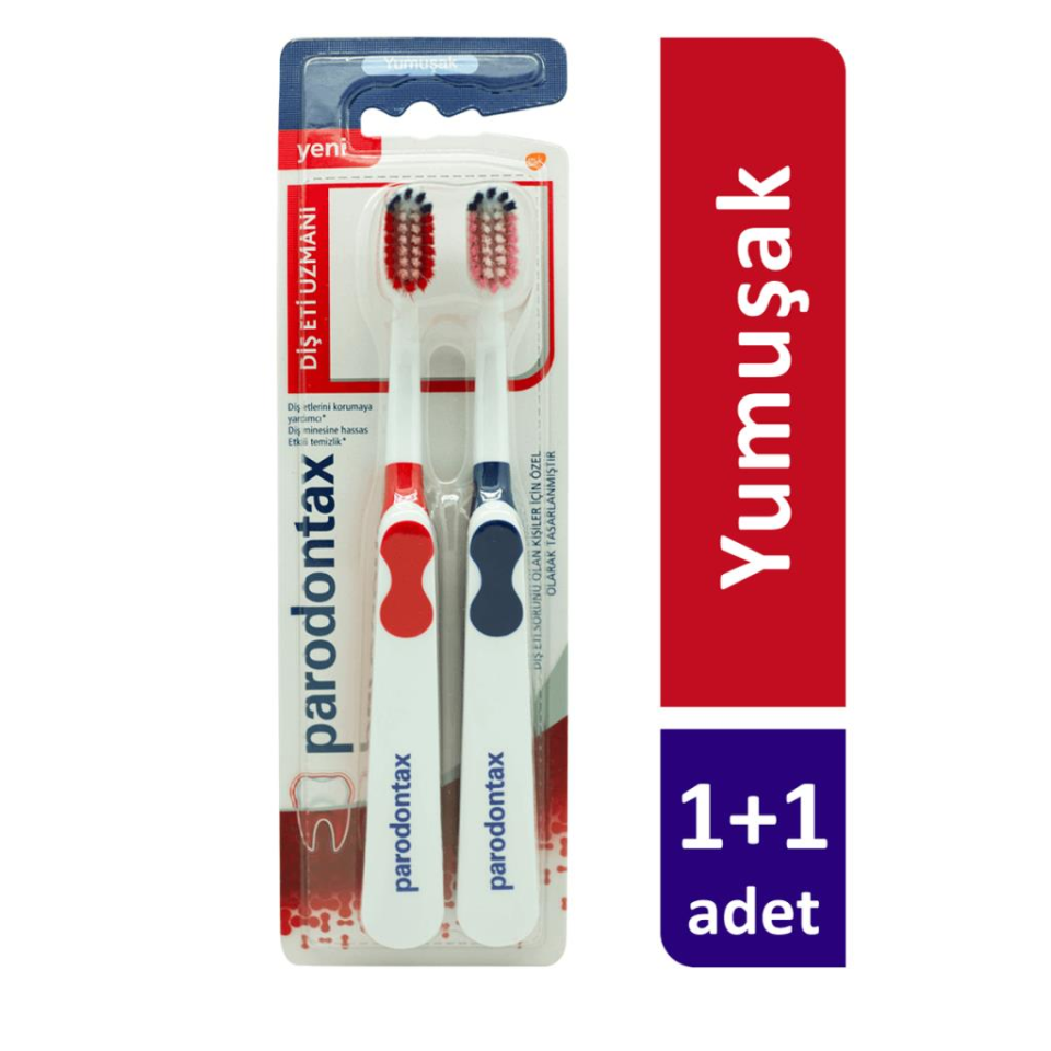 Parodontax Diş Eti Uzmanı 1+1 2 li Yumuşak Diş Fırçası