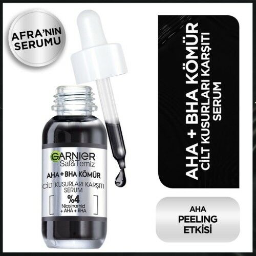 Garnier Aha+Bha Cilt Kusurları Karşıtı Serum 30 Ml - %4 ( Niasinamid + Peelıng Etkili Aha+Bha)
