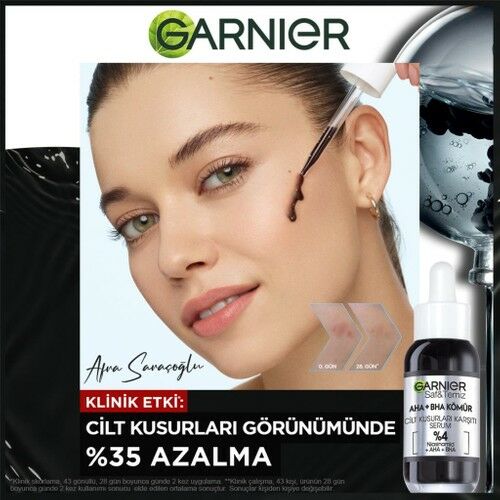 Garnier Aha+Bha Cilt Kusurları Karşıtı Serum 30 Ml - %4 ( Niasinamid + Peelıng Etkili Aha+Bha)