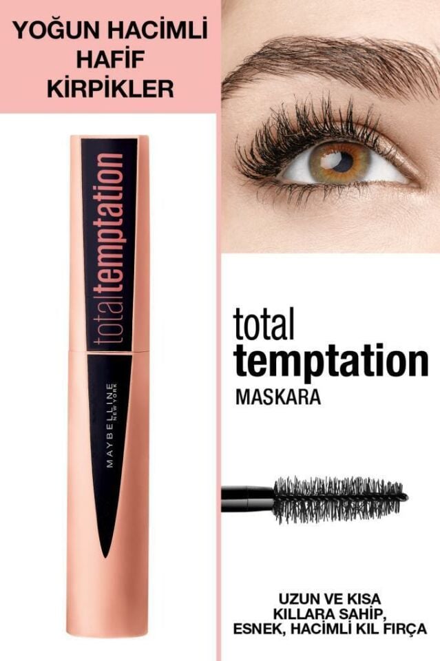 Maybelline Maskara Total Temptation Siyah Mascara
