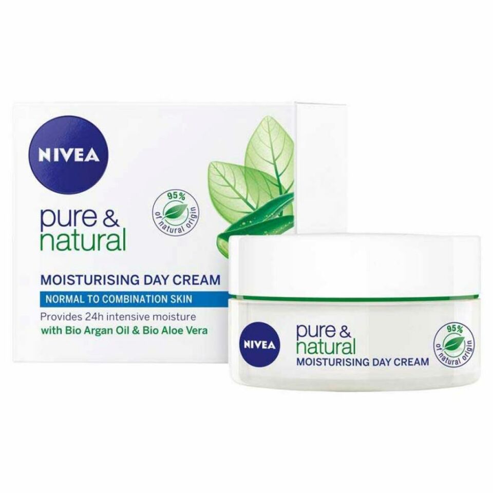 Nivea Gündüz Kremi Visage Pure Natural Norma/Karma 50 Ml