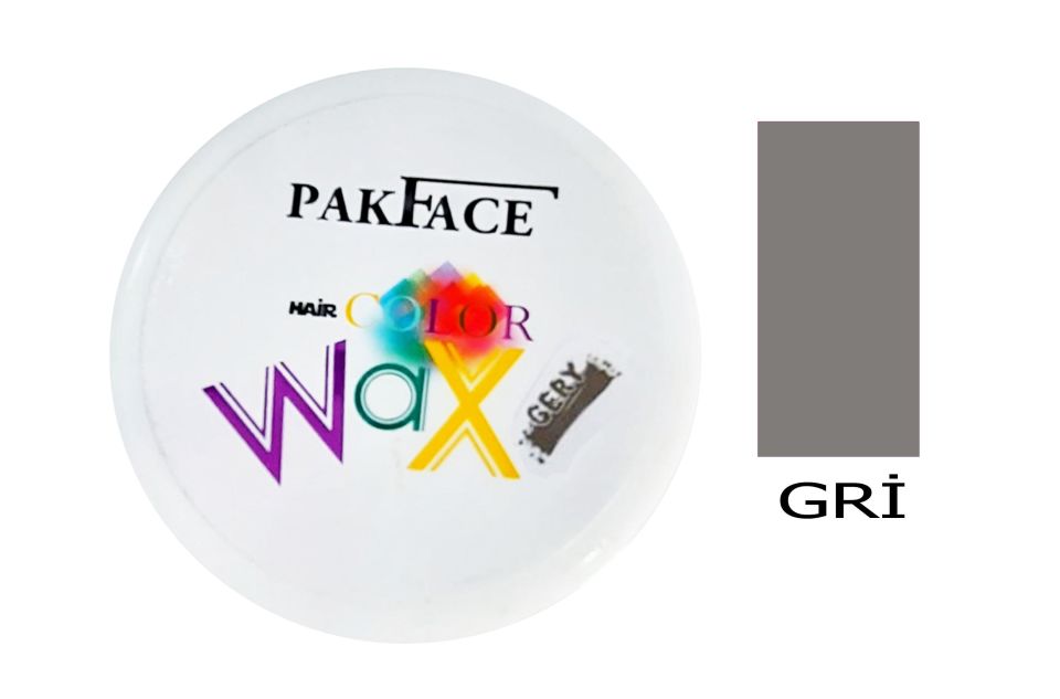 Pakface Renkli Saç Waxı 200 Ml Gri