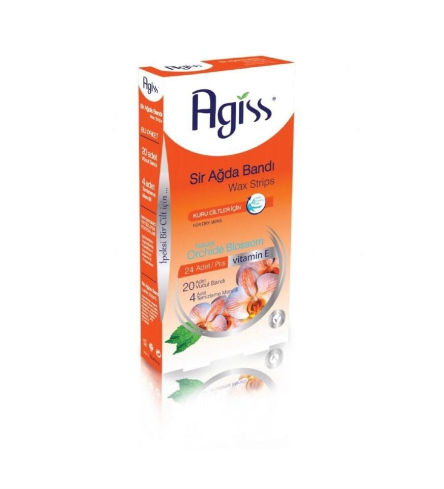 Agiss Sir Ağda Bandı Kuru ve Tüm Cilt 24 Adet