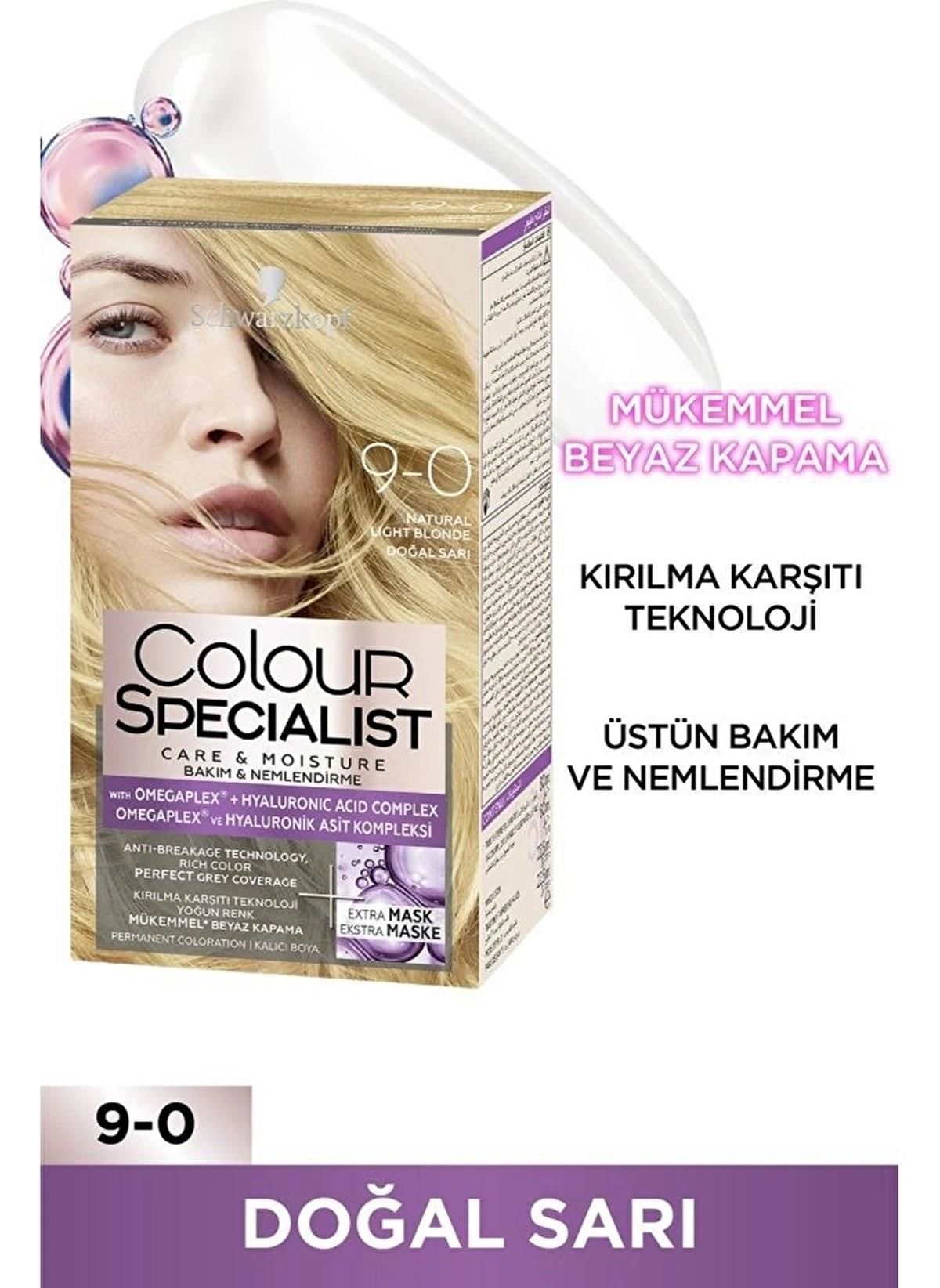 Schwarzkopf Colour Specialist Saç Boyası 9.0 Doğal Sarı