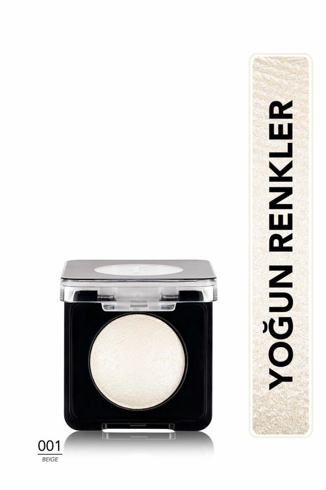 Flormar Yoğun Işıltılı Göz Farı - 001 Beige - Baked Eyeshadow - 8682536052344