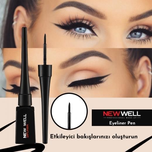 New Well Handmade Siyah Dipliner