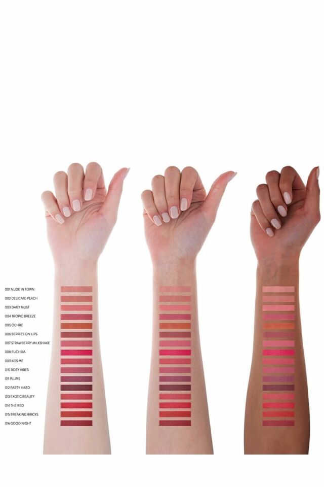 Flormar Color Master Lipstick 006 Berries On Lips - Yüksek Pigmentli - Mat Bitişli Ruj