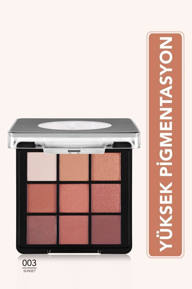 Flormar Mat & Işıltılı Kremsi Far Paleti - Eye Shadow Palette - 003 Sunset- 8682536048460