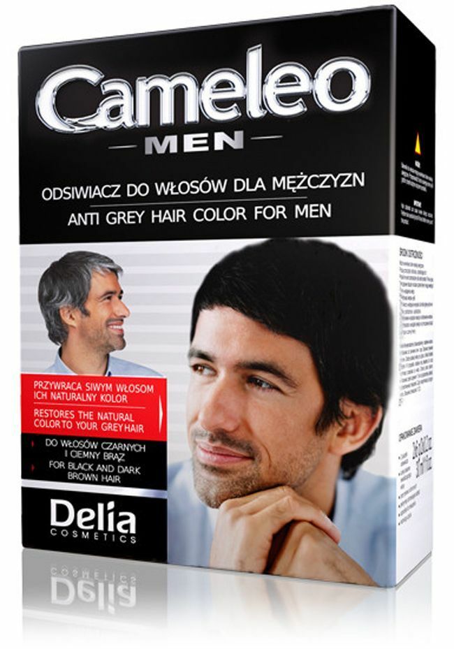Delia Cameleo Beyaz Kapatıcı Boya Siyah Erkekler İçin 30 Ml