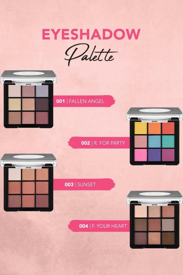 Flormar Mat & Işıltılı Kremsi Far Paleti - Eye Shadow Palette - 004 Follow Your Heart- 8682536048460