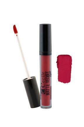 Cecile Matte Velvet Lips Lipgloss 09 Fırçalı Ruj