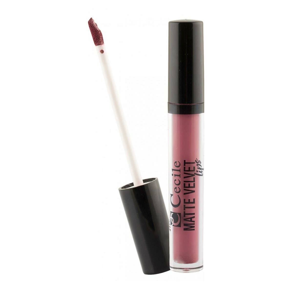 Cecile Matte Velvet Lips Lipgloss 08 Fırçalı Ruj