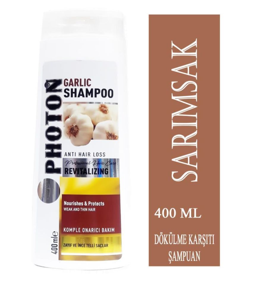 Photon Sarımsaklı Dökülme Karşıtı Şampuan 400 Ml Komple Onarıcı Bakım Garlic