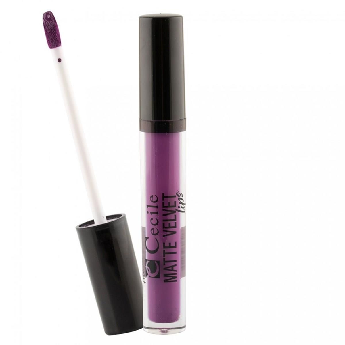 Cecile Matte Velvet Lips Lipgloss 06 Fırçalı Ruj