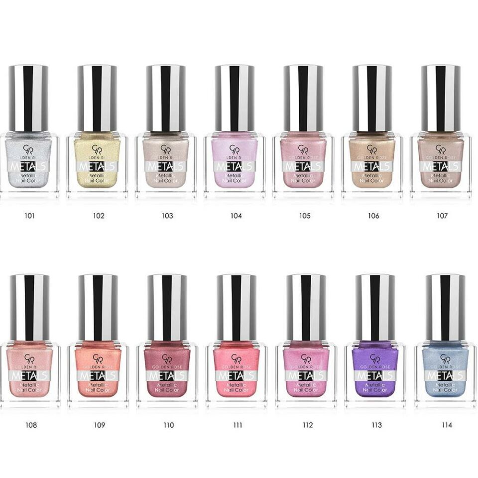 Golden Rose Metals Metallic Nail Color 107 Metallic Oje