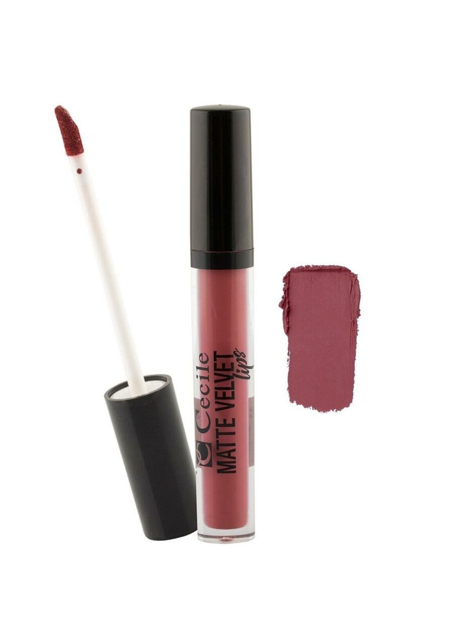 Cecile Matte Velvet Lips Lipgloss 05 Fırçalı Ruj