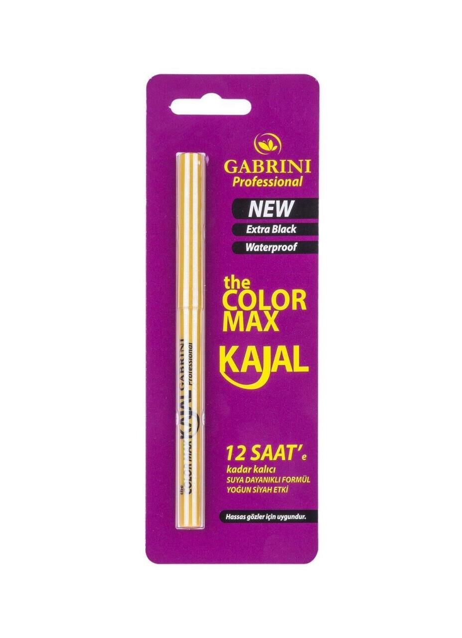 Gabrini The Color Max Kajal Pencıl Black Çevirmeli Colossal