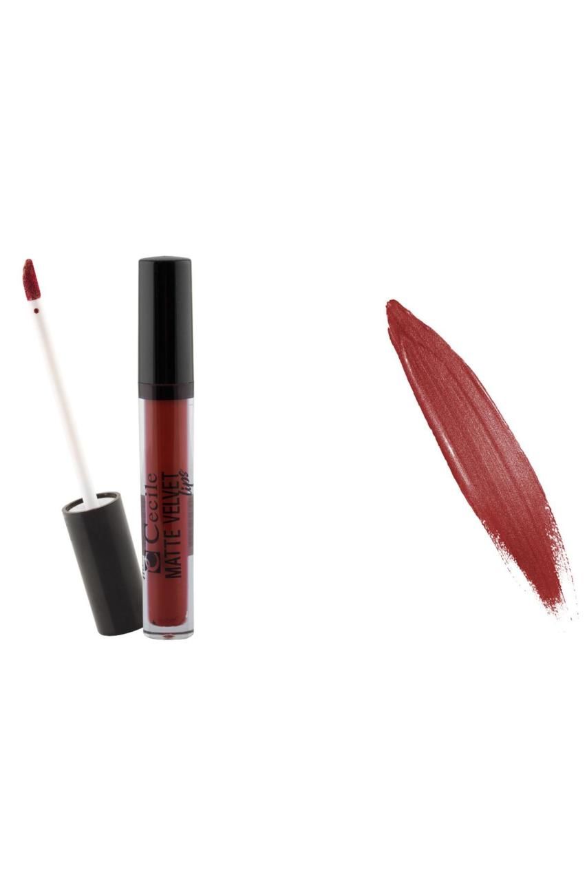 Cecile Matte Velvet Lips Lipgloss 04 Fırçalı Ruj