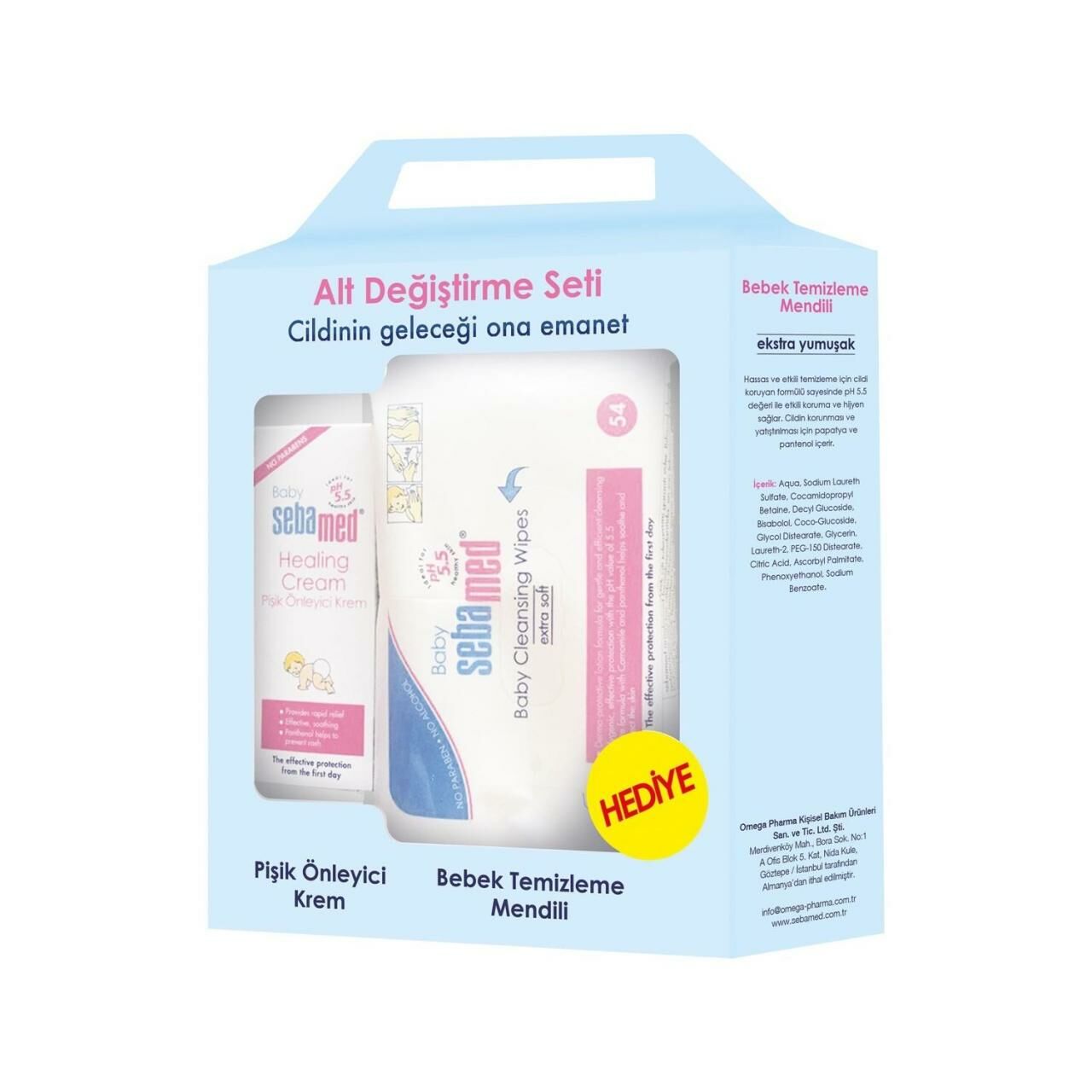 Sebamed Bebe Pişik Kremi 50 ml+ Sebamed Islak Mendil
