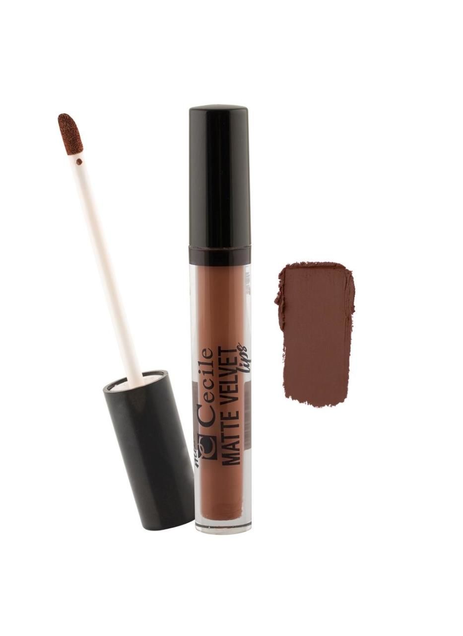 Cecile Matte Velvet Lips Lipgloss 01 Fırçalı Ruj