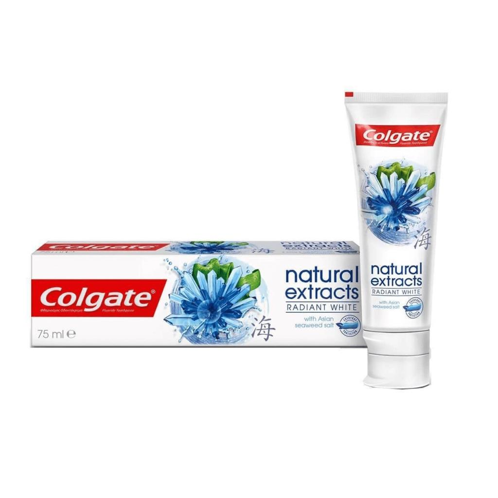 Colgate Natural Extracts Deniz Yosunu Tuzu Beyazlatıcı Diş Macunu 75 ml
