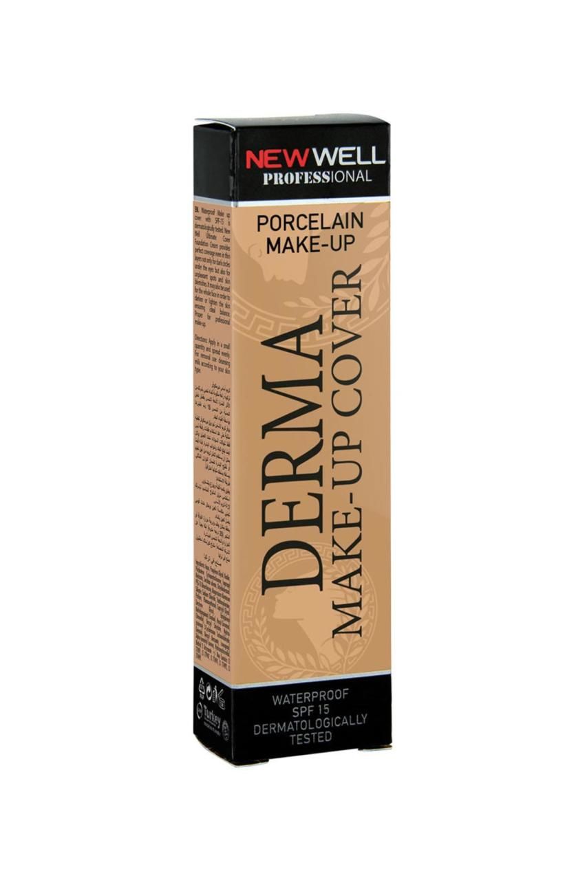 New Well Yoğun Kapatıcı Fondöten Derma Make Up Cover 01 Gold 30 ml