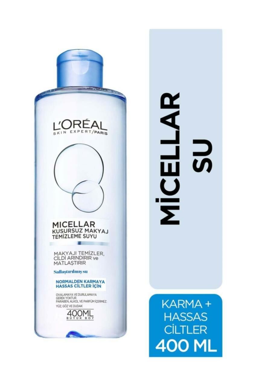 Loreal Micellar Kusursuz Makyaj Temizleme Suyu Normal 400 ml