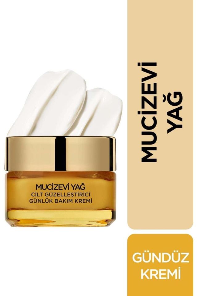 Loreal Mucizevi Yağ Cilt Güzelleştirici Günlük Bakım Kremi 50 ml