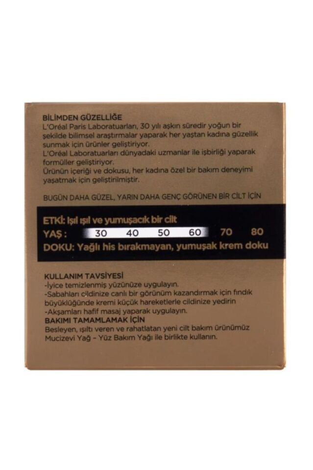 Loreal Mucizevi Yağ Cilt Güzelleştirici Günlük Bakım Kremi 50 ml