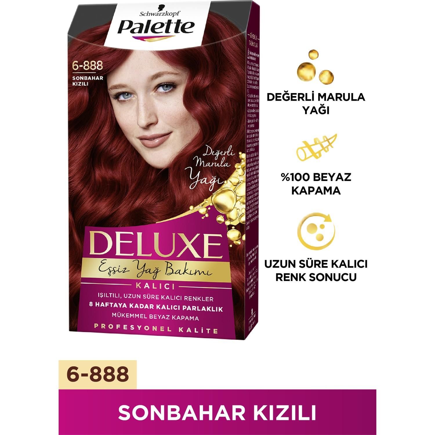 Palette Deluxe Saç Boyası 6.888 Sonbahar Kızılı