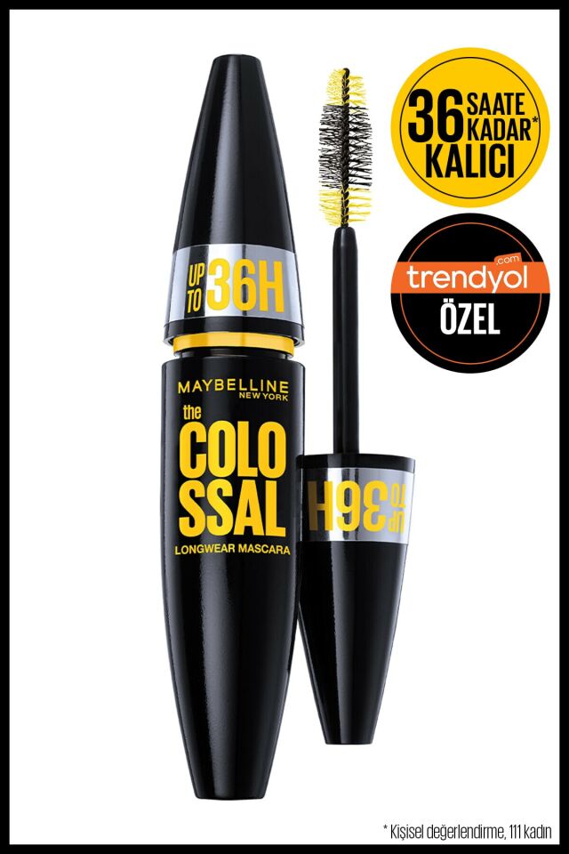 Maybelline New York Colossal 36h Suya Dayanıklı Siyah Maskara