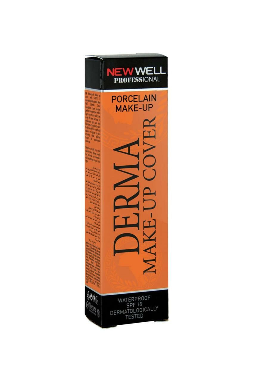 New Well Yoğun Kapatıcı Fondöten Derma Make Up Cover 02 Bronze 30 ml