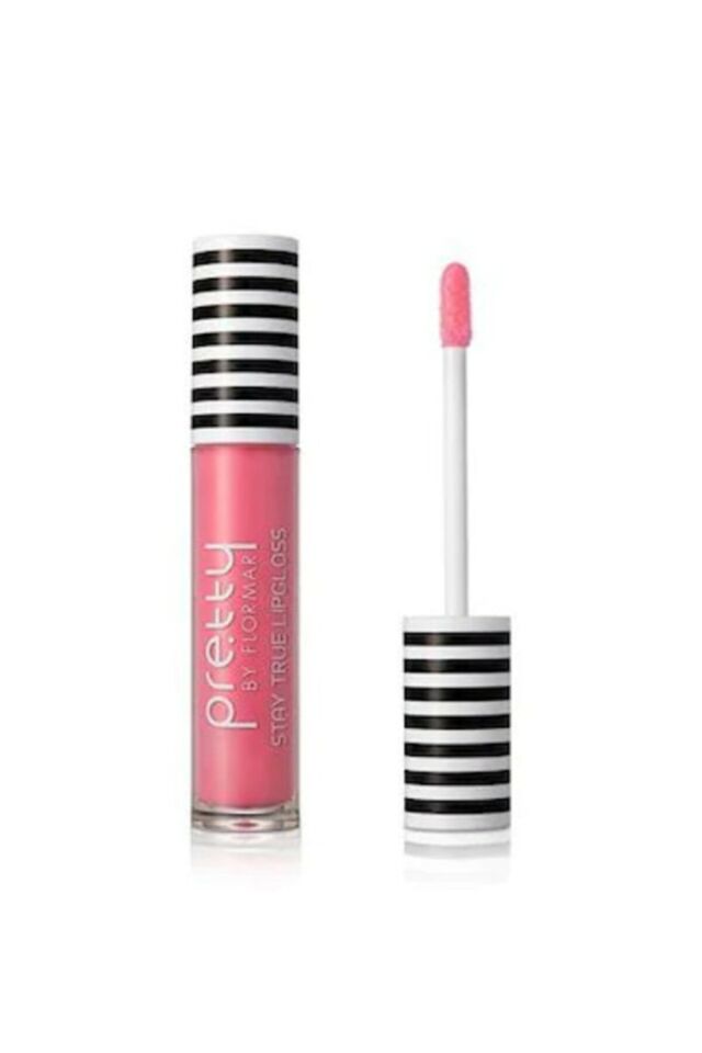 Flormar Ruj - Pretty By Stay True Lipgloss 03 Pink
