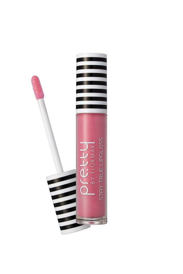 Flormar Ruj - Pretty By Stay True Lipgloss 03 Pink