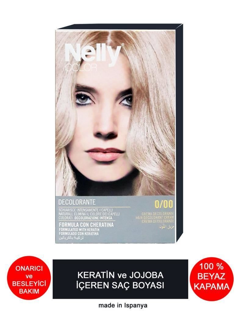 Nelly Jojoba ve Keratinli Saç Boyası 0.00 Açıcı