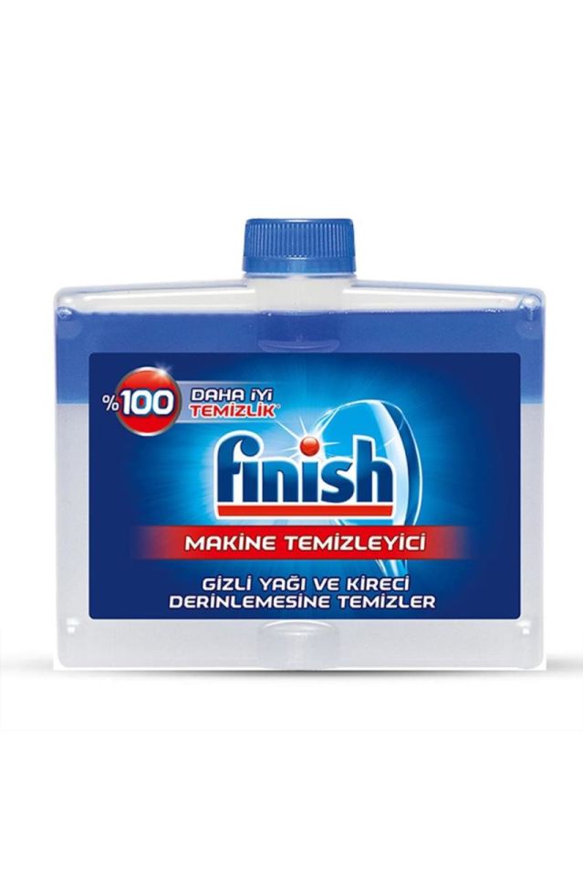 Finish Bulaşık Makine Temizleyici Sıvı 250 Ml Mavi