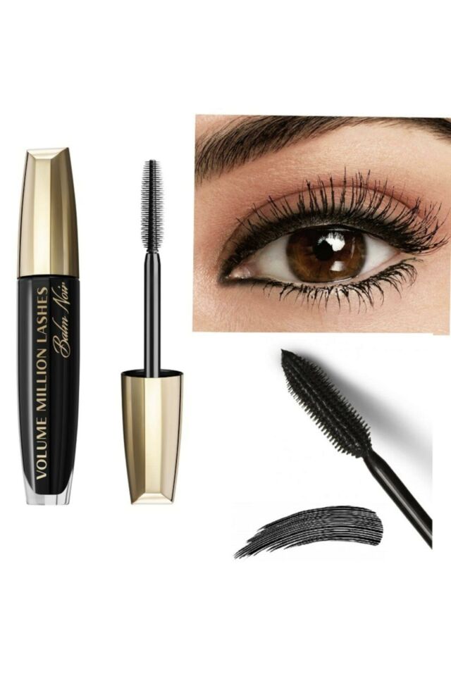 L'Oreal Paris Volume Million Lashes Balm Noir Extra Black Maskara-8,9 Ml
