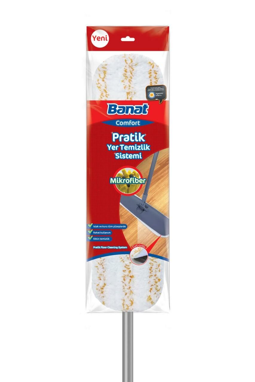 Banat Pratik Yer Temizlik Sistemi Sap ve Başlıklı Set