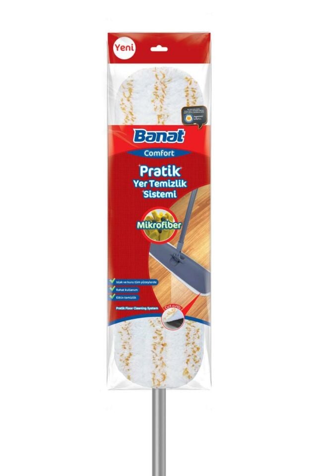 Banat Pratik Yer Temizlik Sistemi Sap ve Başlıklı Set