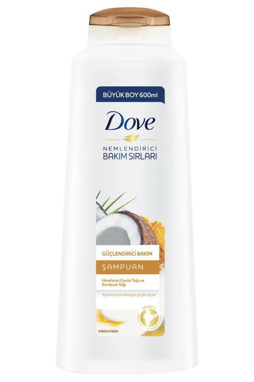 Dove Şampuan Hindistan Cevizi ve Zerdeçal Yağı 600 ml