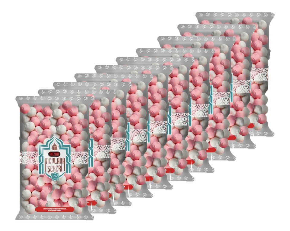 Mizan 10 x 400 Gr Mevlana Şekeri Sade Kızan Peynir Şekeri