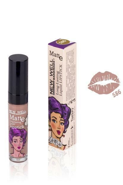 NEW WELL HANDMADE LIGUID MATTE RUJ 586