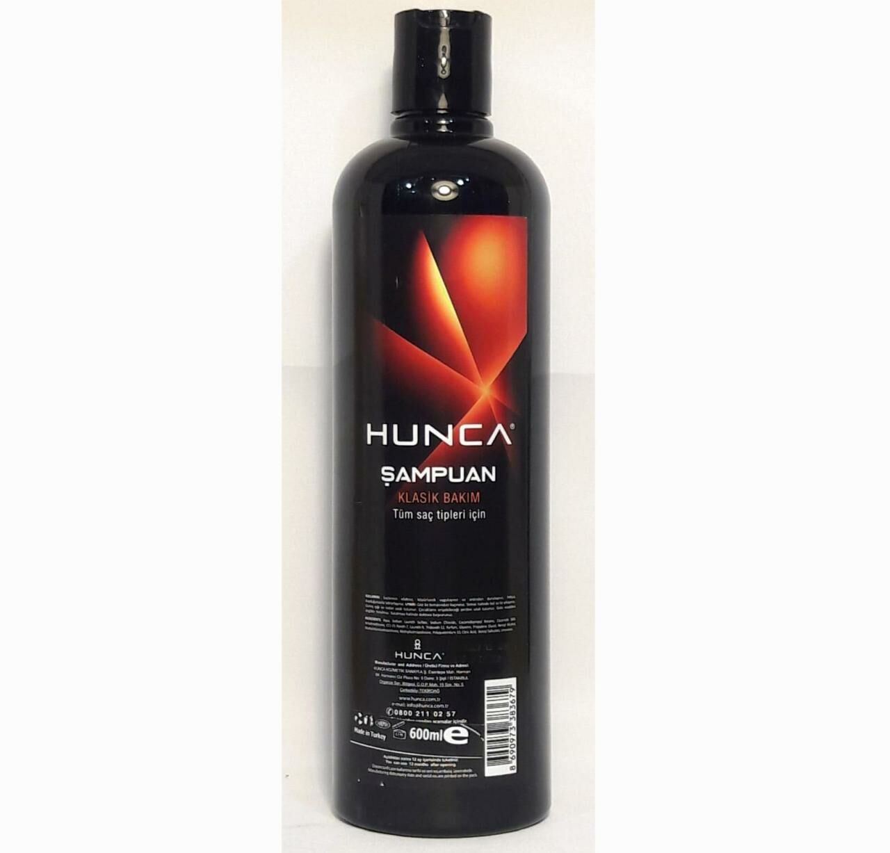 Hunca 600 ml Şampuan Klasik Bakım Tüm Saçlar