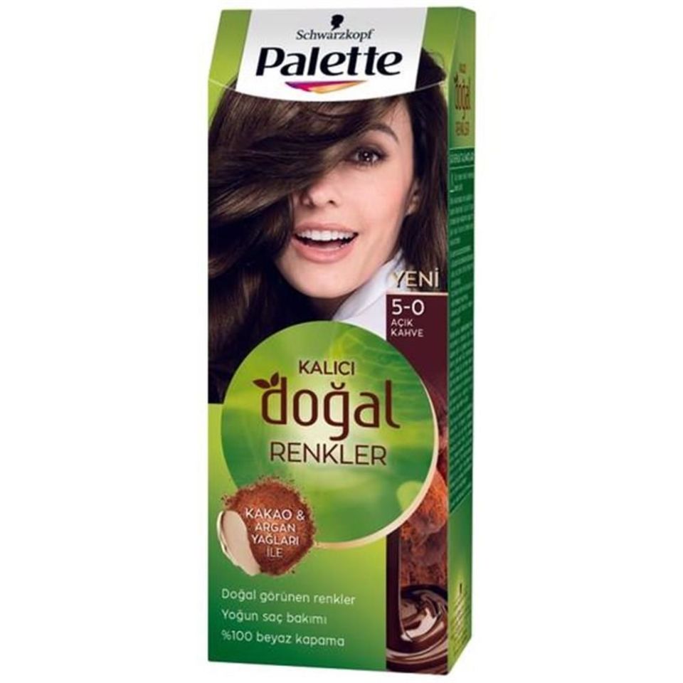 Palette Natural 5.0 Açık Kahve Kalıcı Saç Boyası