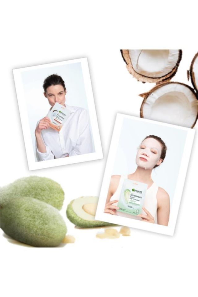 Garnier Nem Bombası Kağıt Maske Süt Bombası Kuru Cilt 32 g