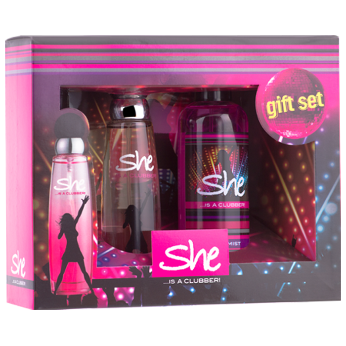 She Clubber Hediye Seti 50 ml Edt + 150 ml Body Mist