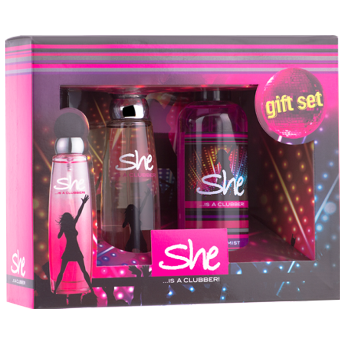 She Clubber Hediye Seti 50 ml Edt + 150 ml Body Mist